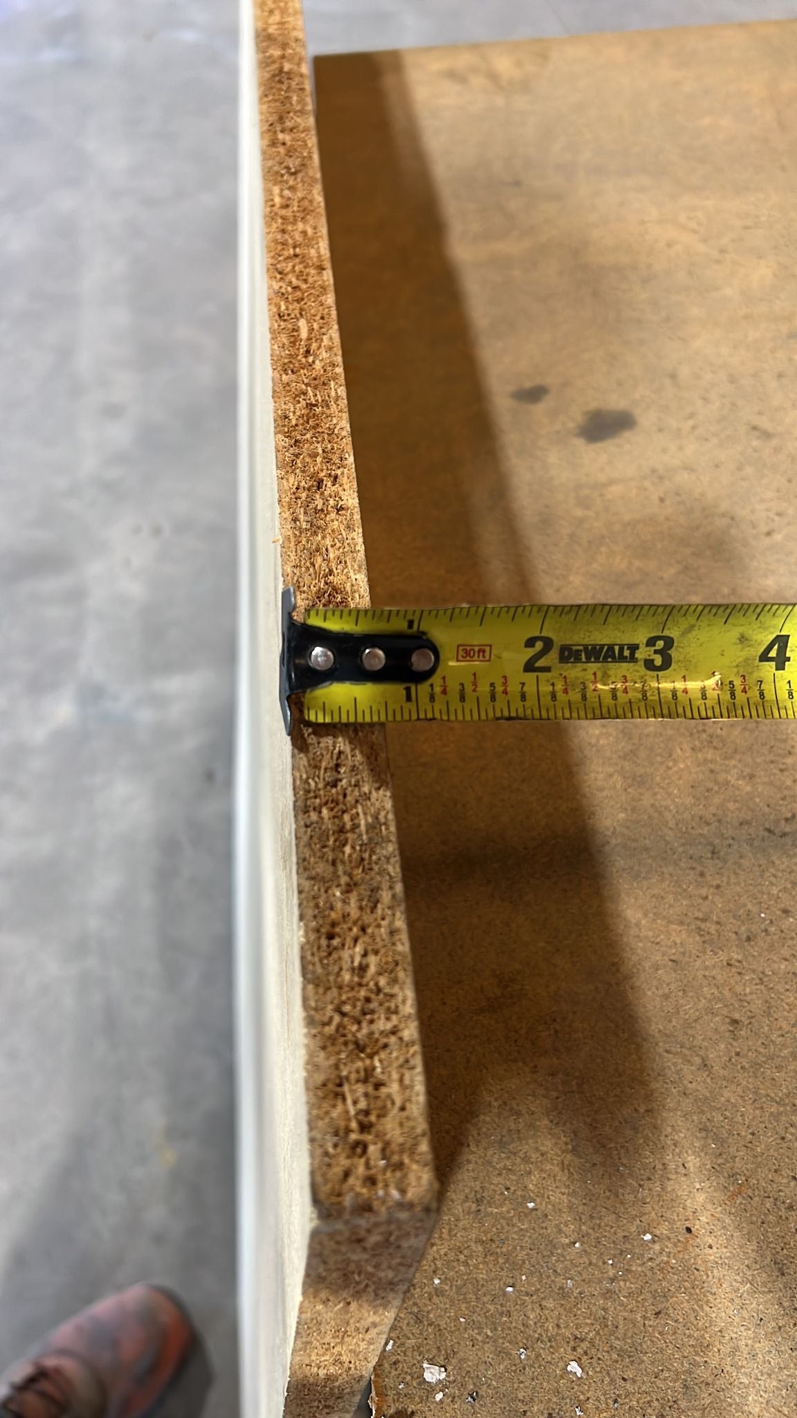 36" x 42" Solid Particle Board Wood Decking for 36" Deep Teardrop Rack (Used)